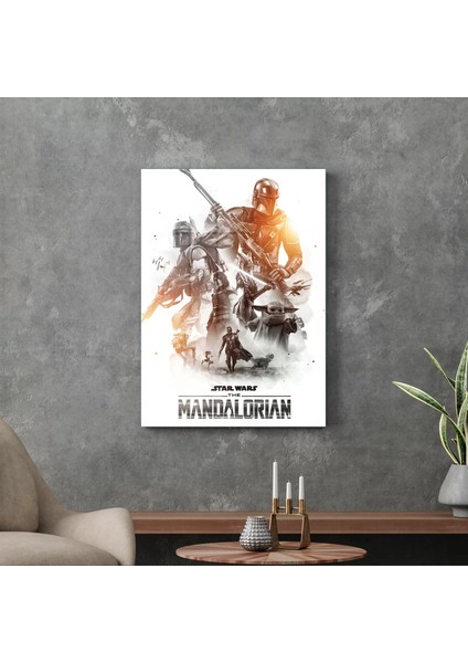 Cam Tablo Mandalorian Poster 70X100 cm modelleri