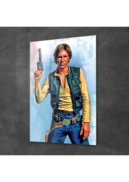 Cam Tablo Star Wars Han Solo 70X100 cm