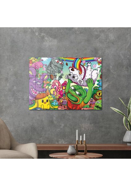 Pop Art Freaky Cam Tablo 70X100 cm modelleri