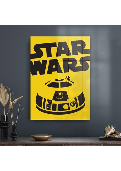 Cam Tablo Star Wars R2D2 Poster 70X100 cm