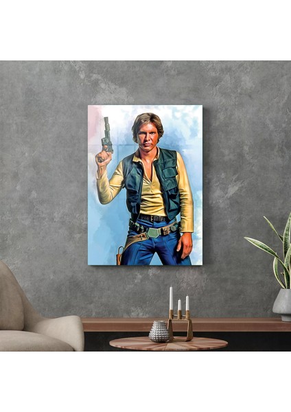 Cam Tablo Star Wars Han Solo 30X40 cm modelleri