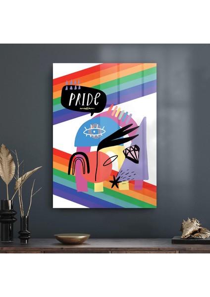 Cam Tablo Pride Aesthetic 70X100 cm