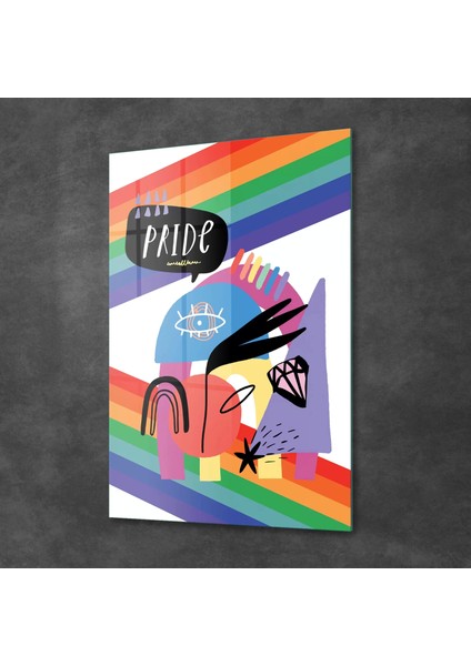 Cam Tablo Pride Aesthetic 70X100 cm fiyatları