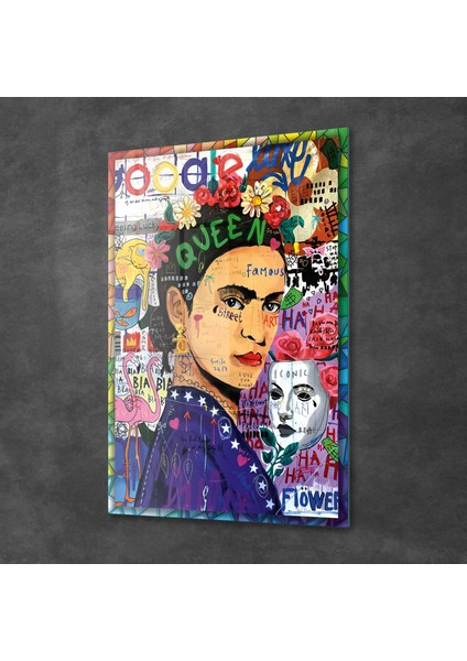 Cam Tablo Pop Art Frida 70X100 cm fiyatları