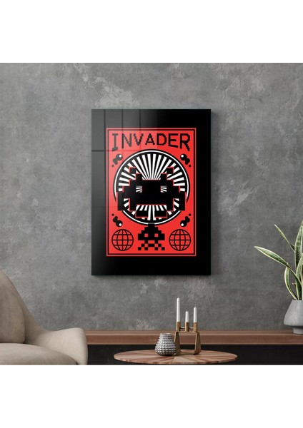 Cam Tablo Gamer Invader 70X100 cm fiyatları