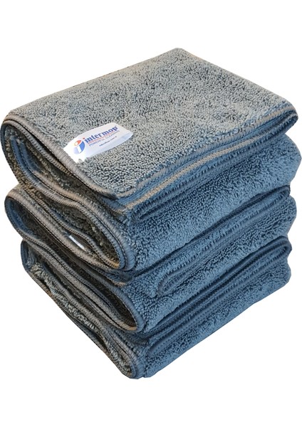 Intermop Mikrofiber Kalın Dokulu Temizleme Ve Kurulama Havlusu - 50 x 70 cm 3 Adet