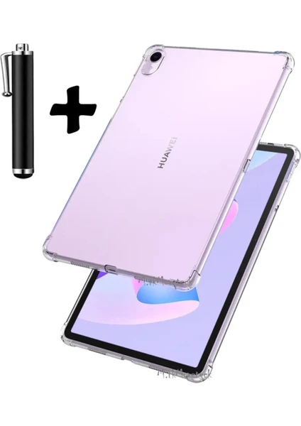 MTK Moveteck Huawei Matepad Air 11.5 Inç Kılıf Anti Shock Köşe Korumalı Darbeye Ultra Koruyucu Dayanıklı Tablet Kılıfı + Kalem