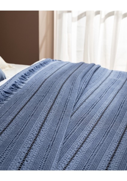 Envelope Çift Kişilik Yatak Örtüsü - Indigo indirimleri