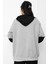 Parçalı Sweat Gri 411.0313 3