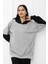 Parçalı Sweat Gri 411.0313 1