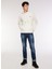 Kapüşon Yaka Baskılı Beyaz Erkek Sweatshirt B3WM-SWT70 2