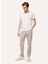 Normal Bel Dar Paça Gri Erkek Chino Pantolon F3WM-PNT902 1