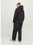Kapüşon Yaka Siyah Erkek Sweatshirt 12240228_JCOFILO Plaın AW23 Sweat H 1