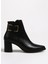 Siyah Kadın Topuklu Bot Hayle 1