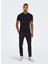 Yüksek Bel Dar Paça Siyah Erkek Pantolon 22013727_ONSMARK Pant Strıpe Gw 372 5