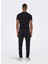 Yüksek Bel Dar Paça Siyah Erkek Pantolon 22013727_ONSMARK Pant Strıpe Gw 372 3