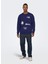O Yaka Mavi Erkek Sweatshirt 22026422_ONSPEANUTS Rlx Crew Neck S 3