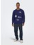 Only & Sons O Yaka Mavi Erkek Sweatshirt 22026422_ONSPEANUTS Rlx Crew Neck S 3