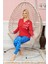 Kadın Uzun Kollu Pijama Takımı Model No 7584 1