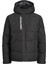 Jack & Jones Erkek Mont Siyah 12239001 Jcootıs Puffer Sn 1