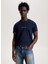 Bisiklet Yaka Mavi Erkek T-Shirt MW0MW32584DW5 1