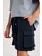 Regular Fit Düz Paça Kargo Cepli Şort B1993AX23HS 5