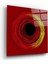 Kırmızı Girdap Cam Tablo 1