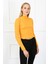 Kadın Crop Kaşkorse Bluz 23511 -Turuncu 1