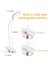 LED Masa Lambası, Okuma Lambası 1200MAH Şarj Edilebilir 16 LED 3 Parlaklık Kelepçe Lambası (Yurt Dışından) 5