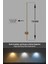 Modern Dekoratif Çubuk Led Duvar Aplik 70 Cm Bronz Profil (Yuvarlak Rozanslı) 3000K Sarı Işık 5