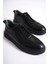 Hakiki Deri 4500-S Siyah Erkek Spor Ayakkabı & Sneaker 2
