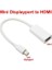 Mini Displayport To HDMI Kablosu Çevirici Dönüştürücü Adaptör 3