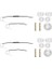 Renault Megane 2 Için Arka Cam Tamir Seti-Sağ-Sol-Set 1