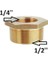 1/4 x 1/2 Sarı Orantılı Nipel Redüksiyon 1