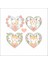 I Love You Kedi Sticker Duvar Sticker 30X30 cm 1