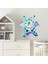 Sevimli Uzaylılar Sticker 2 Duvar Sticker 30X25 cm 2