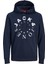 Yazı Baskılı Erkek Kapüşonlu Sweatshirt 12247471 1