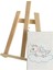 Çocuk Ressam Seti, Mini Şövale ve 5 Adet 30 x 40 cm Önçizimli Tuval, Sağlıklı Boyalar ve Palet 3