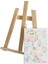 Çocuk Ressam Seti, Mini Şövale ve 5 Adet 30 x 40 cm Önçizimli Tuval, Sağlıklı Boyalar ve Palet 4