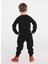 Out Dino Siyah Baggy Pantolon + T-Shirt Takım 2