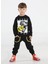 Out Dino Siyah Baggy Pantolon + T-Shirt Takım 1