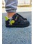 Dinozor Baskılı Siyah Cırt Cırtlı Erkek Çocuk Günlük Sneaker Spor AYAKKABI-S-1006 1