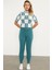 Jogger Triko Pantolon - Yeşil 1