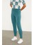 Jogger Triko Pantolon - Yeşil 3