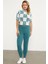 Jogger Triko Pantolon - Yeşil 4