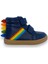 Dinozor Lacivert Cırt Cırtlı Erkek Çocuk Günlük Sneaker Spor AYAKKABI-S-1004 2