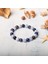 Sertifikalı Lapis Lazuli & Kalsedon Doğal Taşlı Bileklik 3