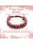 Sertifikalı Pembe Jasper 8mm Çift Sıra Makrome Doğal Taş Bileklik 1