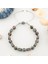 Sertifikalı Huzur Doğal Taş Bileklik Ruby Kyanit Hematit 6mm B0012 5