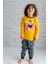 Erkek Çocuk Canavar Baskılı Pijama Takımı 1